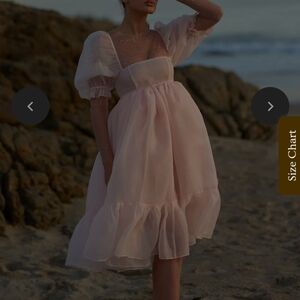 Selkie Ballerina Pink French Puff Dress